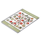 Persoonlijk kerstnotitieboek notitieboek (Linkerzijde)