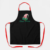 Persoonlijk Kerstschort voor Familiechef Schort (Voorkant)