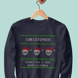 Persoonlijk kerstshirt voor de kerstman trui