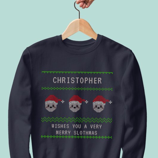 Persoonlijk kerstshirt voor de kerstman trui