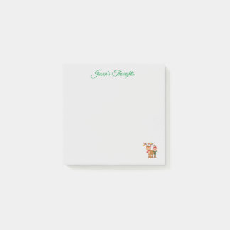 Persoonlijk kerstthema post-it® notes