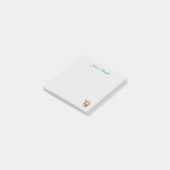 Persoonlijk kerstthema post-it® notes (Schuin)