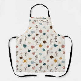 Persoonlijk keukencadeau voor mama koffietijd schort