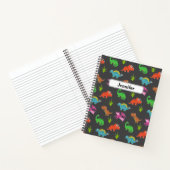 Persoonlijk kinder dinosaurus patroon notitieboek  (Binnen)