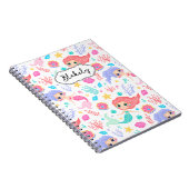 Persoonlijk kinder notitieboek Aangepaste schoolsp (Rechterzijde)