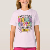 Persoonlijk kinder T-shirt met naam (Voorkant)