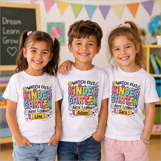 Persoonlijk kinder T-shirt met naam