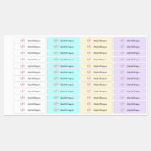 Persoonlijk kinderlabel Cute Unicorn Labels (Vel)