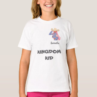 Persoonlijk Kingdom Kid Cowgirl Kinderen T-shirt