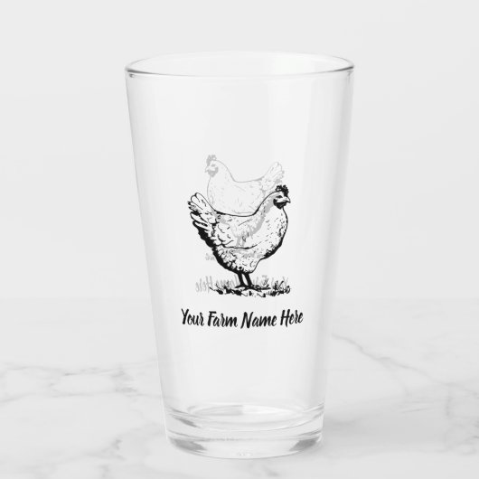 Persoonlijk kippenBoerderij Glas (Achterkant)