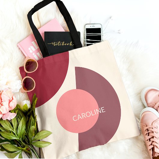 Persoonlijk Klasse Middeneeuws Abstract Patroon Tote Bag