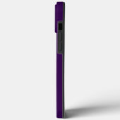 Persoonlijk Klassiek Elegant Monogram Donkerpaars Case-Mate iPhone Case (Achterkant / Links)