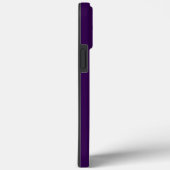 Persoonlijk Klassiek Elegant Monogram Donkerpaars Case-Mate iPhone Case (Achterkant / Rechts)
