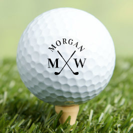 Persoonlijk Klassiek Monogram Golfballen