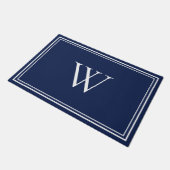 Persoonlijk Klassiek Monogram Initiaal Naam Deurmat (Schuin)