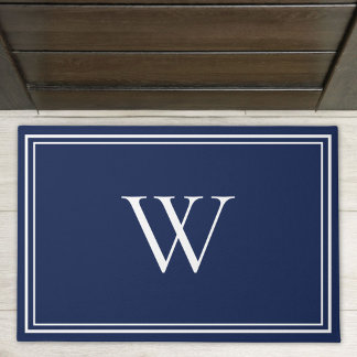 Persoonlijk Klassiek Monogram Initiaal Naam Deurmat