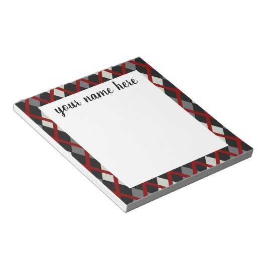 Persoonlijk Klassiek Notitieblok (Schuin)