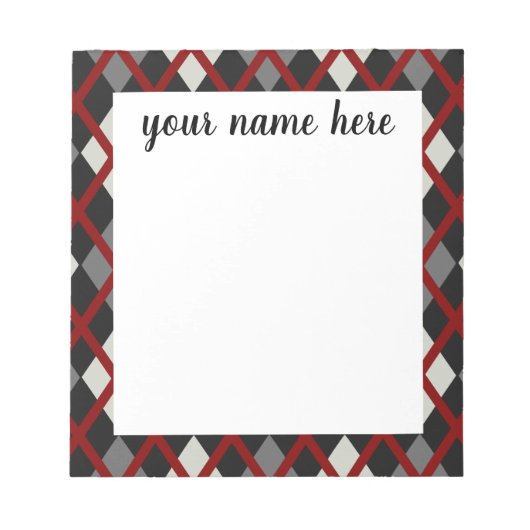 Persoonlijk Klassiek Notitieblok (Voorkant)