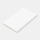 Persoonlijk klein ruitjespapier (rasters / vierkan post-it® notes (Schuin)