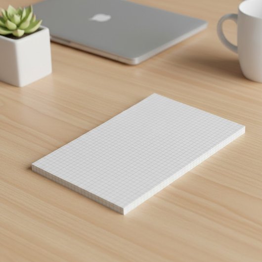 Persoonlijk klein ruitjespapier (rasters / vierkan post-it® notes