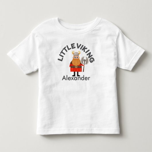 Persoonlijk Kleine Viking Kinder T-Shirt (Voorkant)