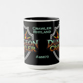 Persoonlijk Kleur Logo 2 voor Dungeon Crawler Mok (Midden)