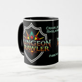 Persoonlijk Kleur Logo 2 voor Dungeon Crawler Mok (Voorkant links)
