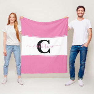 Persoonlijk kleurblok  fleece deken