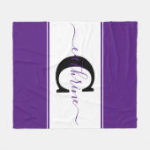 Persoonlijk kleurblok  fleece deken (Voorkant (Horizontaal))