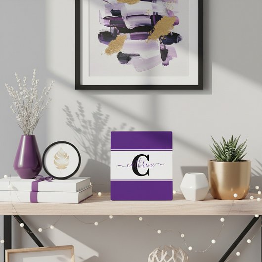 Persoonlijk kleurblok fotoplaat