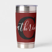 Persoonlijk kleurblok geïsoleerde drinkbeker (Links)