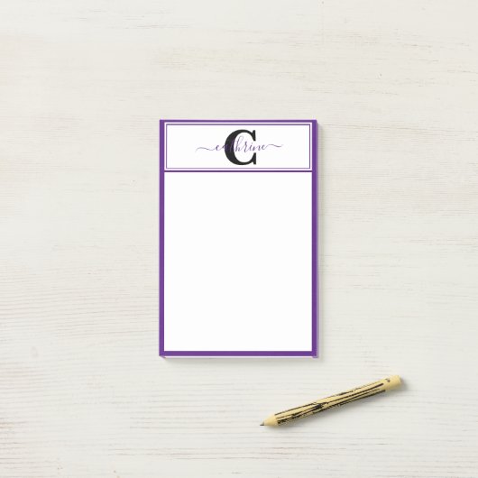 Persoonlijk kleurblok post-it® notes (Op bureau)