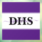 Persoonlijk kleurblok  raamsticker (Vel 3)