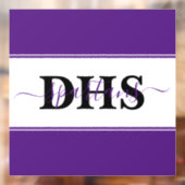 Persoonlijk kleurblok  raamsticker (Vel 2)