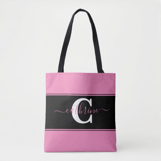 Persoonlijk kleurblok  tote bag (Voorkant)