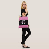 Persoonlijk kleurblok  tote bag (Op model)