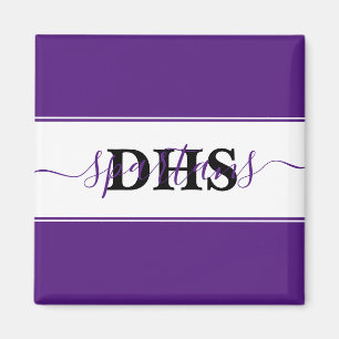 Persoonlijk kleurblok van de school  magneet