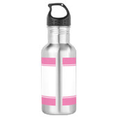 Persoonlijk kleurblok waterfles  (Achterkant)