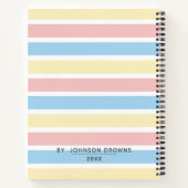 Persoonlijk kleurbloknotitieboek notitieboek (Achterkant)