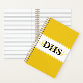 Persoonlijk kleurbloknotitieboek van de school notitieboek