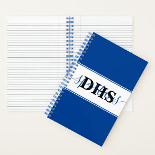 Persoonlijk kleurbloknotitieboek van de school notitieboek