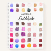 Persoonlijk kleurenboek notitieboek (Voorkant)