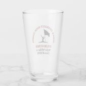 Persoonlijk kleurengarde-shirt voor Maroon High Sc Glas (Achterkant)