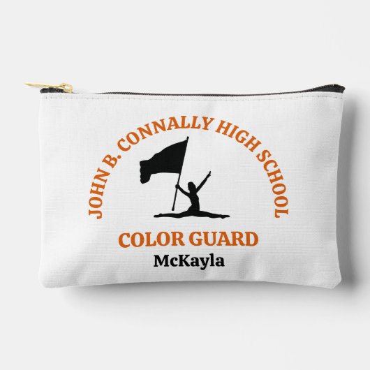 Persoonlijk Kleurengarde Tasje Orange High School Etui (Voorkant)