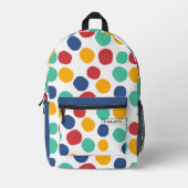 Persoonlijk kleurrijk Abstract patroon Bedrukte Rugzak (Voorkant)