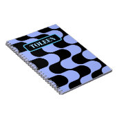 Persoonlijk kleurrijk Abstract patroon Notitieboek (Rechterzijde)