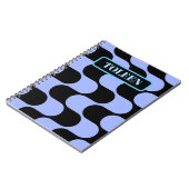 Persoonlijk kleurrijk Abstract patroon Notitieboek (Linkerzijde)