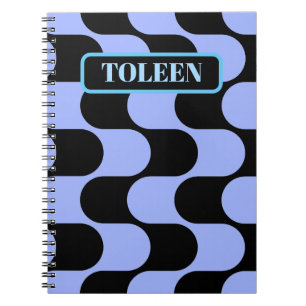 Persoonlijk kleurrijk Abstract patroon Notitieboek