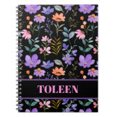 Persoonlijk kleurrijk flessenpatroon notitieboek (Voorkant)