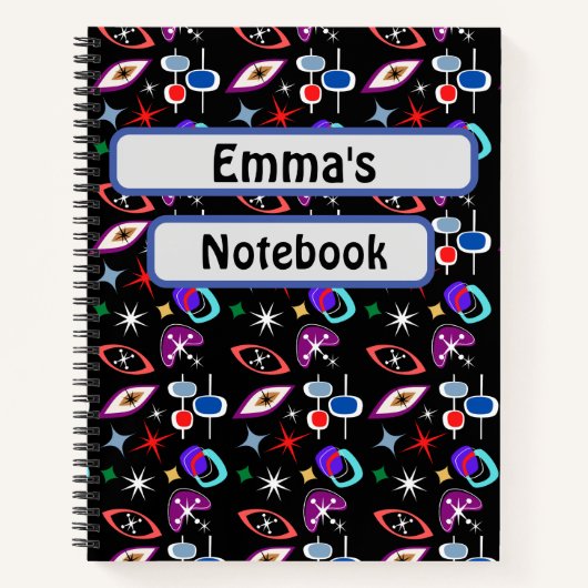 Persoonlijk kleurrijk notitieboek (Voorkant)